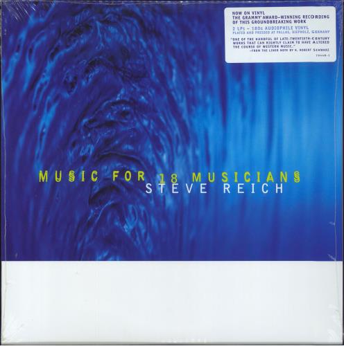 Steve Reich Music for 18 Musicians - Numbered 180gm RSD15 - Sealed 2-LP vinyl record set (Double LP Album) German U4N2LMU799544
