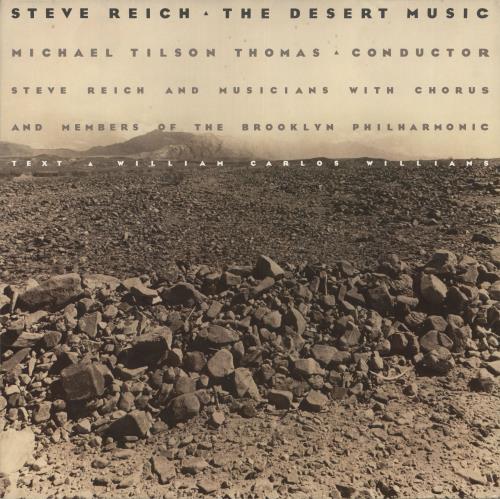Steve Reich The Desert Music vinyl LP album (LP record) German U4NLPTH649278