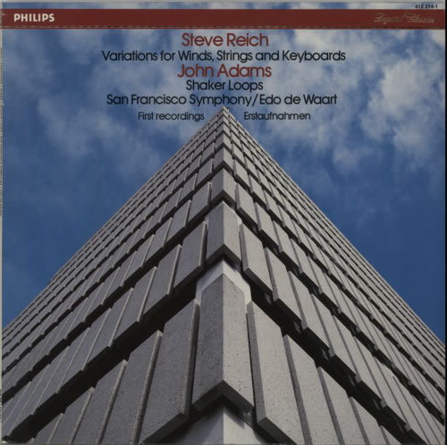 Steve Reich Variations For Winds, Strings & Keyboards vinyl LP album (LP record) UK U4NLPVA604232