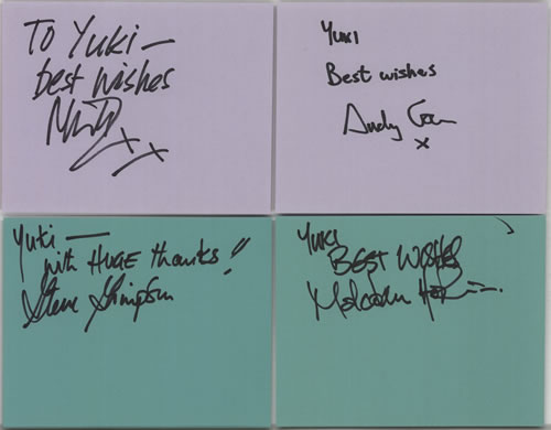 Steve Simpson Pages From An Autograph Book memorabilia UK WT2MMPA602167