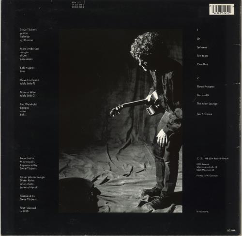 Steve Tibbetts Yr vinyl LP album (LP record) US YTJLPYR718314