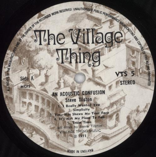 Steve Tilston An Acoustic Confusion 3-LP vinyl record set (Triple LP Album) UK ST23LAN824438