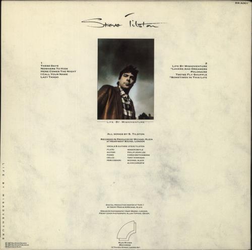 Steve Tilston Life By Misadventure vinyl LP album (LP record) UK ST2LPLI873600