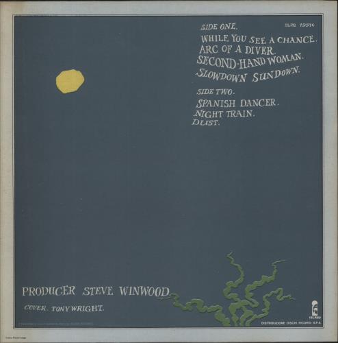 Steve Winwood Arc Of A Diver vinyl LP album (LP record) Italian WWDLPAR859291