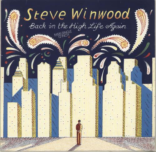 Steve Winwood Back In The High Life Again 12" vinyl single (12 inch record / Maxi-single) German WWD12BA698205