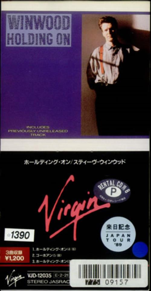 Steve Winwood Holding On 3" CD single (CD3) Japanese WWDC3HO541559