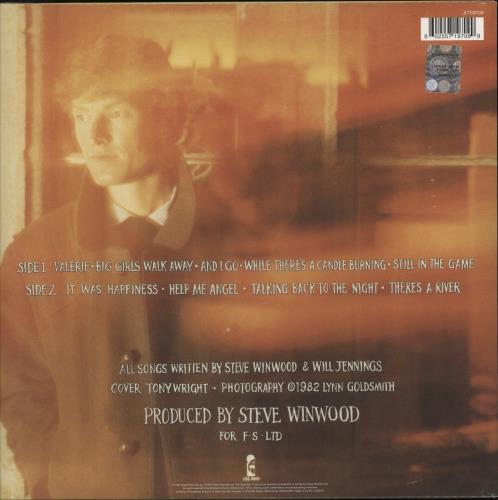 Steve Winwood Talking Back To The Night - Sealed vinyl LP album (LP record) UK WWDLPTA876463