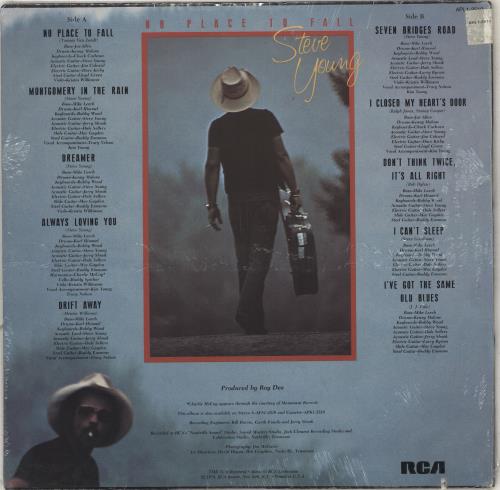 Steve Young No Place To Fall - Sealed vinyl LP album (LP record) US SVYLPNO711645