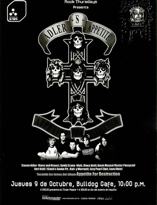 Steven Adler Adler's Appetite poster Mexican SC_POAD447457