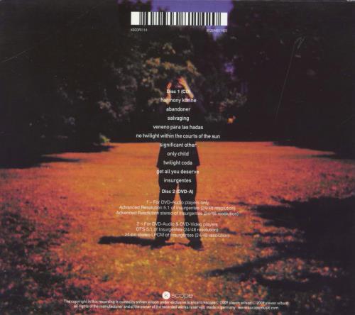 Steven Wilson Insurgentes - Slipcase 2-disc CD/DVD set UK SXW2DIN813373