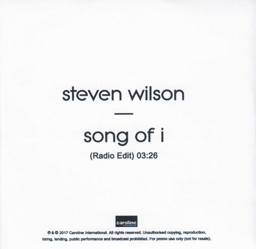 Steven Wilson Song Of I CD-R acetate UK SXWCRSO680761