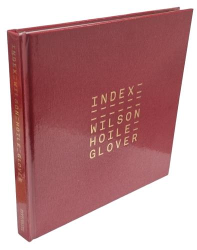 Steven Wilson Index - Red & Gold Cover + Signed Postcard book UK SXWBKIN723658