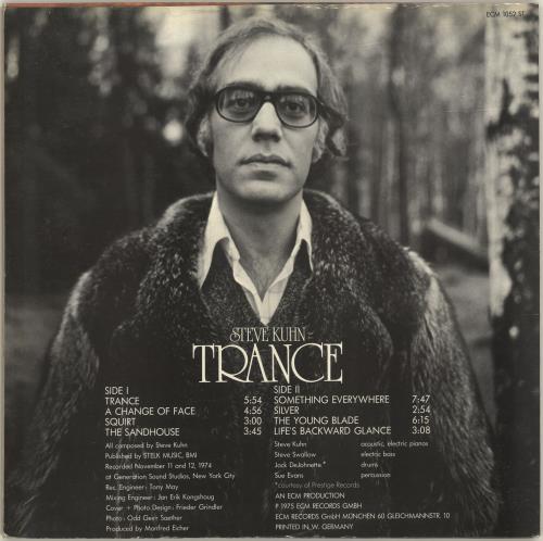 Steve Kuhn - Trance ECM 1052 ST ／ テストプレス ジャズ