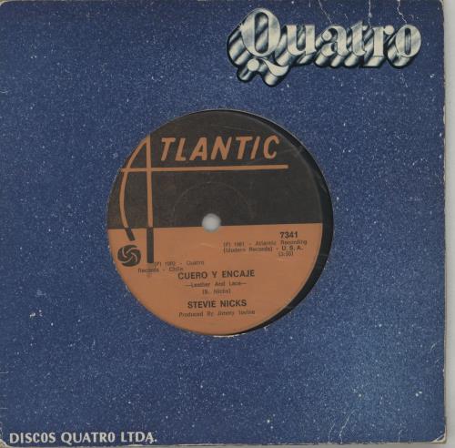 Stevie Nicks Cuero Y Encaje (Leather & Lace) 7" vinyl single (7 inch record / 45) Chile NIC07CU666281