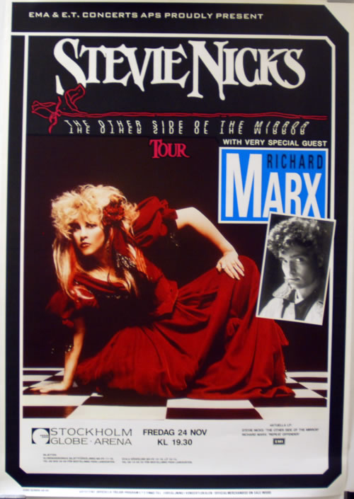 Stevie Nicks The Other Side Of The Mirror Tour poster Swedish NICPOTH127116