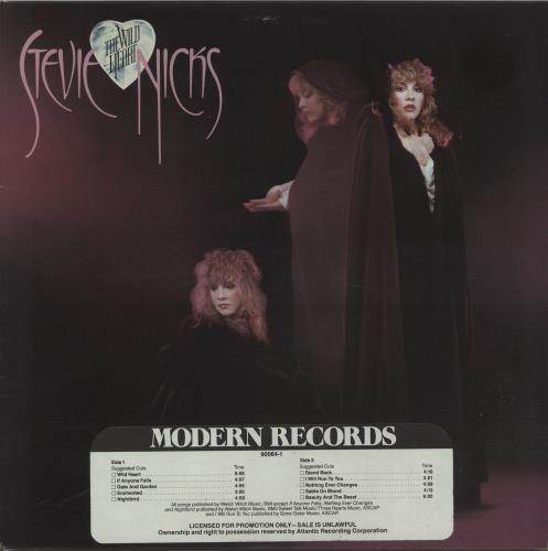 Stevie Nicks The Wild Heart - Gold Stamped Sleeve vinyl LP album (LP record) US NICLPTH77563