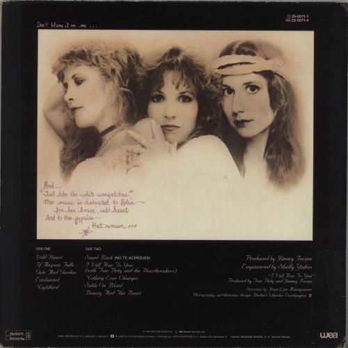 Stevie Nicks The Wild Heart vinyl LP album (LP record) Spanish NICLPTH666739