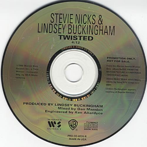 Stevie Nicks Twisted CD single (CD5 / 5") US NICC5TW68748
