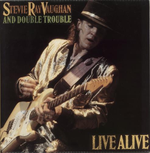 Stevie Ray Vaughan Live Alive 2-LP vinyl record set (Double LP Album) UK SRV2LLI576984