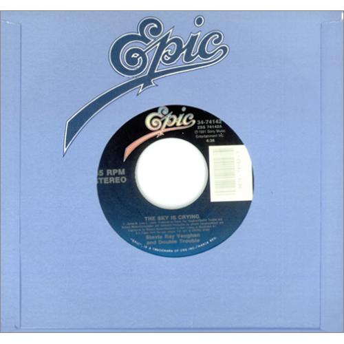 Stevie Ray Vaughan The Sky Is Crying 7" vinyl single (7 inch record / 45) US SRV07TH201280