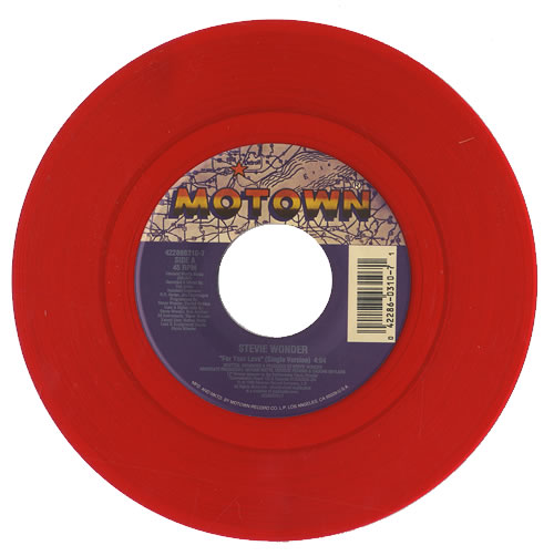 Stevie Wonder For Your Love 7" vinyl single (7 inch record / 45) US STW07FO465798