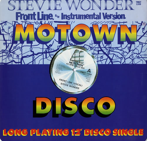 Stevie Wonder Front Line 12" vinyl single (12 inch record / Maxi-single) UK STW12FR560612