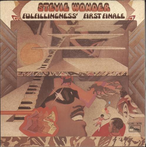 Stevie Wonder Fulfillingness' First Finale vinyl LP album (LP record) German STWLPFU743817