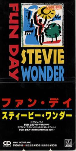 Stevie Wonder Fun Day 3" CD single (CD3) Japanese STWC3FU118206