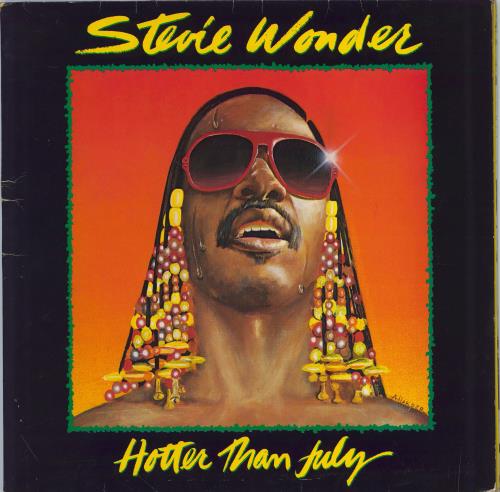 Stevie Wonder Hotter Than July vinyl LP album (LP record) Dutch STWLPHO458416
