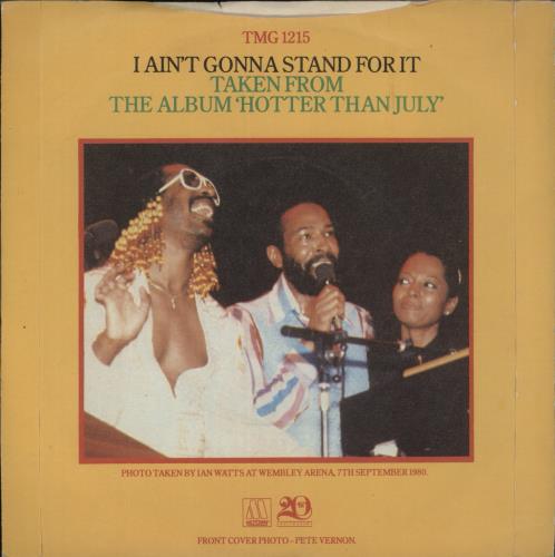 Stevie Wonder I Ain't Gonna Stand For It 7" vinyl single (7 inch record / 45) UK STW07IA601461