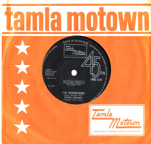 Stevie Wonder I'm Wondering - Solid 7" vinyl single (7 inch record / 45) UK STW07IM345811