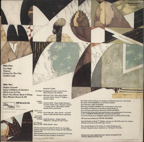 Stevie Wonder Innervisions vinyl LP album (LP record) UK STWLPIN541816