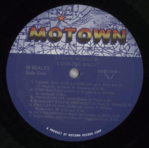 Stevie Wonder Looking Back 3-LP vinyl record set (Triple LP Album) US STW3LLO362976