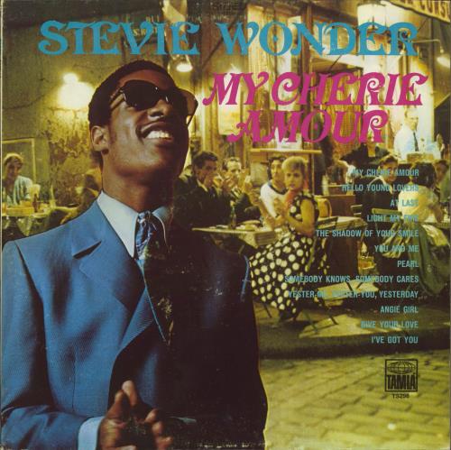 Stevie Wonder My Cherie Amour - Stereo vinyl LP album (LP record) US STWLPMY773608