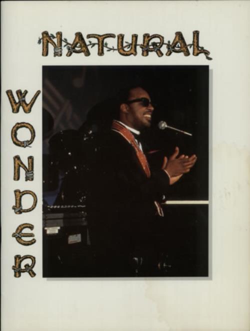 Stevie Wonder Natural Wonder 1992 tour programme UK STWTRNA586773