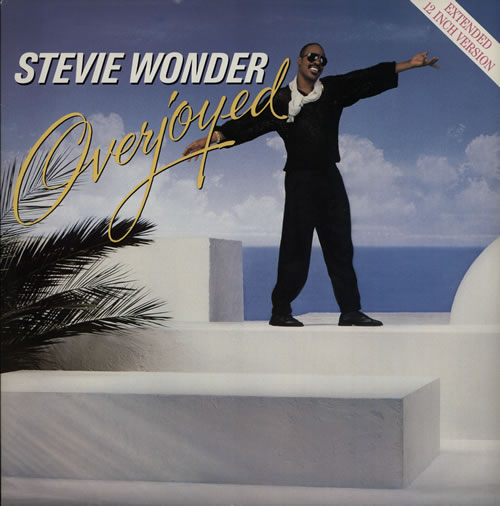 Stevie Wonder Overjoyed 12" vinyl single (12 inch record / Maxi-single) UK STW12OV180485