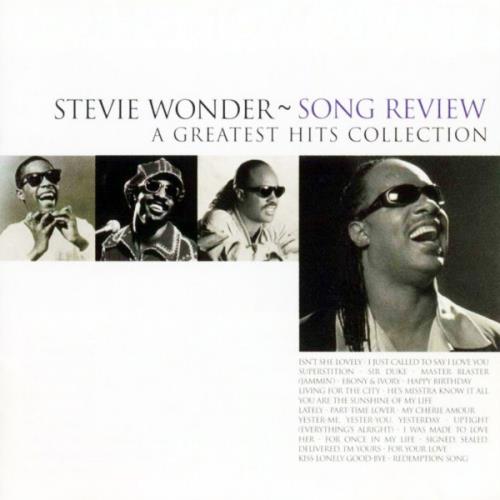Stevie Wonder Song Review - A Greatest Hits Collection CD album (CDLP) UK STWCDSO183190