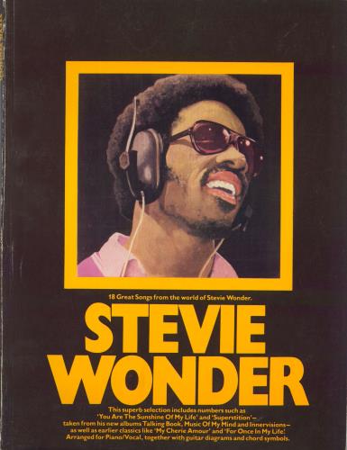 Stevie Wonder Stevie Wonder book UK STWBKST805201