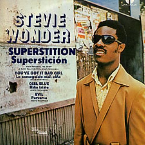 Stevie Wonder Supersticion EP 7" vinyl single (7 inch record / 45) Mexican STW07SU259479