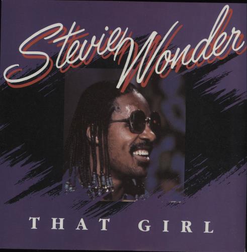 Stevie Wonder That Girl - Picture Sleeve 7" vinyl single (7 inch record / 45) UK STW07TH682057