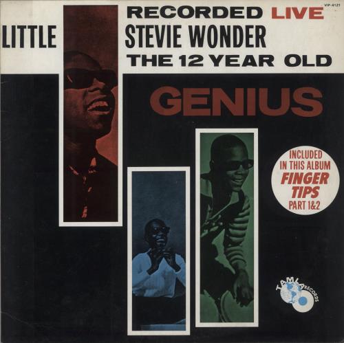 Stevie Wonder The 12 Year Old Genius Recorded Live vinyl LP album (LP record) Japanese STWLPTH880776