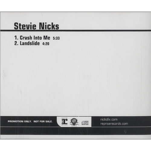 Stevie Nicks Crash Into Me US Promo CD single (CD5 / 5") (465903)
