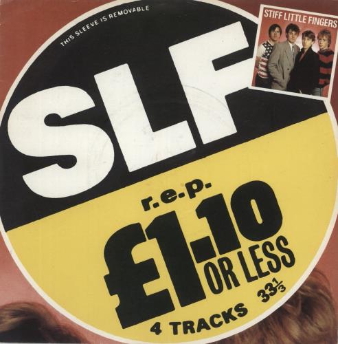 Stiff Little Fingers 1.10 Or Less 7" vinyl single (7 inch record / 45) UK SFI07OR265355