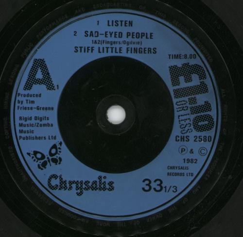 Stiff Little Fingers 1.10 Or Less 7" vinyl single (7 inch record / 45) UK SFI07OR265355