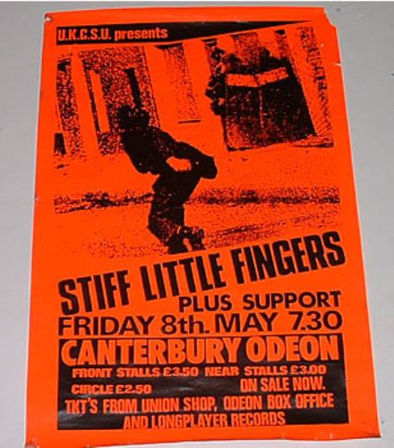 Stiff Little Fingers 1981 Poster poster UK SFIPOPO245329