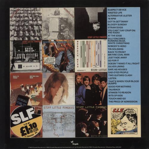 Stiff Little Fingers All The Best 2-LP vinyl record set (Double LP Album) UK SFI2LAL339878
