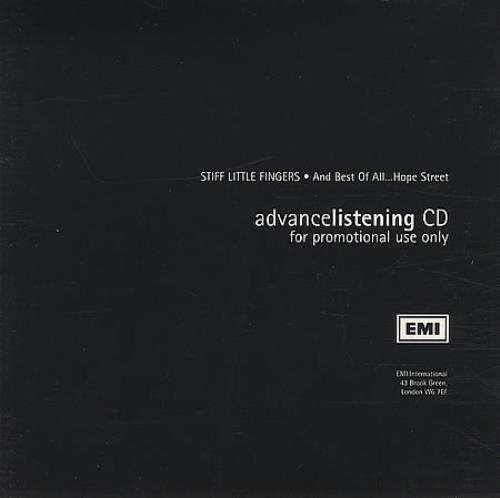 Stiff Little Fingers And Best Of All... Hope Street 2 CD album set (Double CD) UK SFI2CAN129397