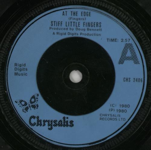 Stiff Little Fingers At The Edge 7" vinyl single (7 inch record / 45) UK SFI07AT242295