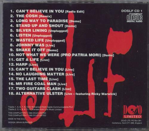 Stiff Little Fingers B's, Live, Unplugged & Demos CD album (CDLP) UK SFICDBS789806