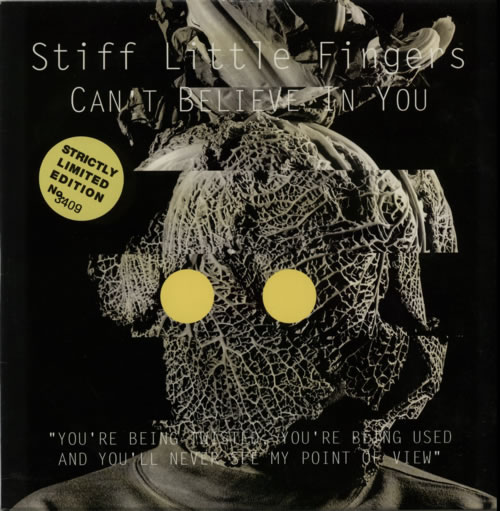 Stiff Little Fingers Can't Believe In You 12" vinyl single (12 inch record / Maxi-single) UK SFI12CA105131